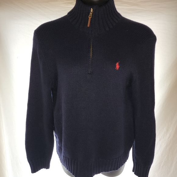 Ralph lauren polo zip-up sweater - Picture 2 of 4